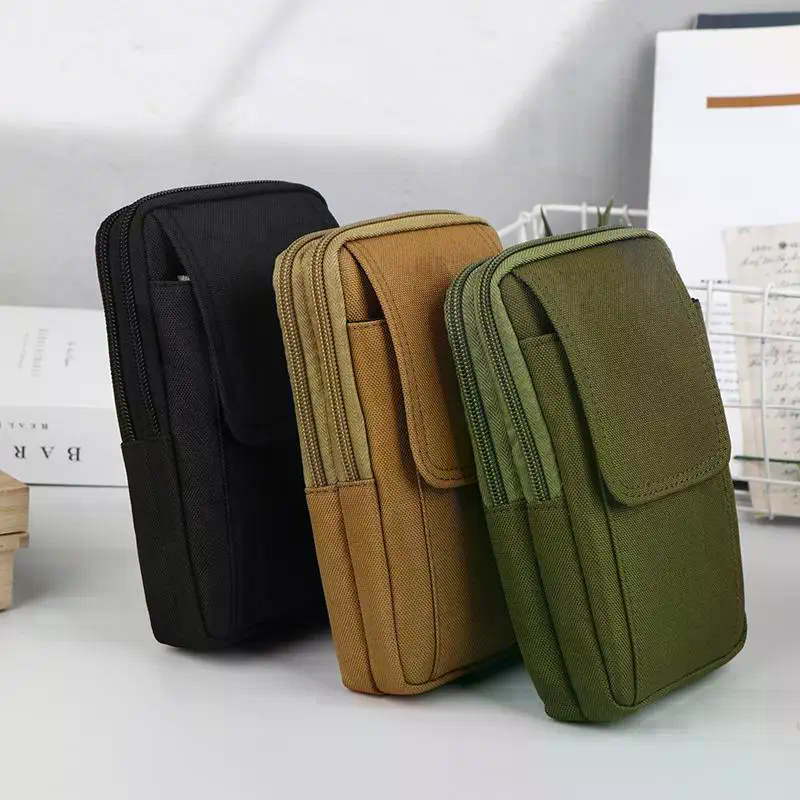 Men'S Fashion Bag - Versatile Men Nylon Waist Bag Portable
