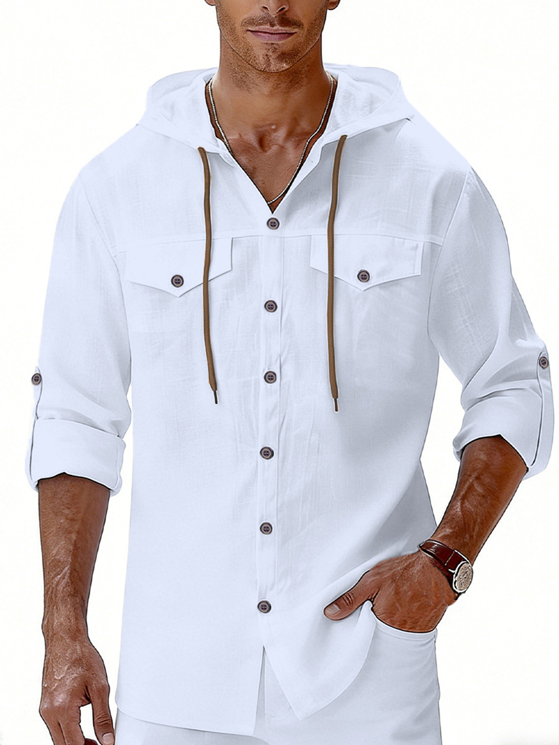 Men'S Spring Fashion - New Spring Summer Men's Hooded Shirts