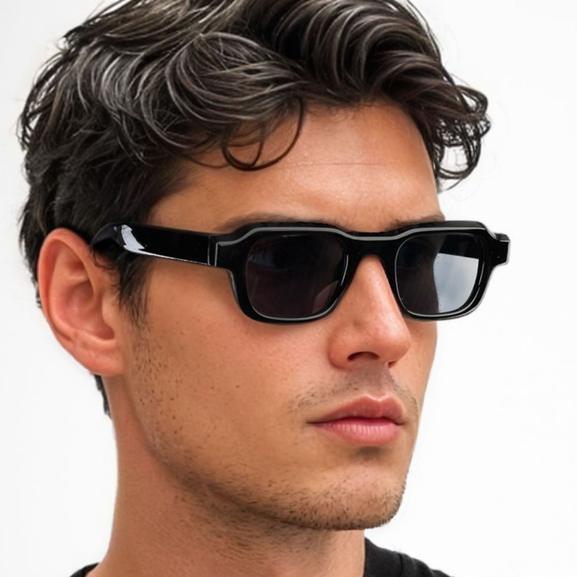 Men'S Fashion Model - Women Vintage Rectangle Frame Sunglasses Fashion
