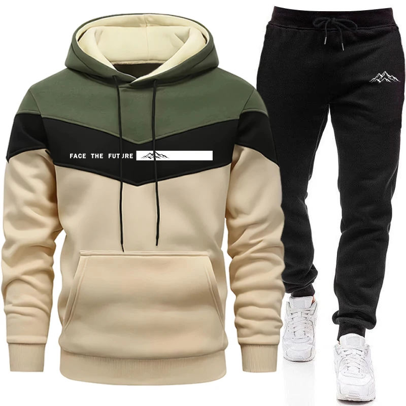 Men'S Fashion Hoodies - New Men's Tracksuit Fall Winter Casual