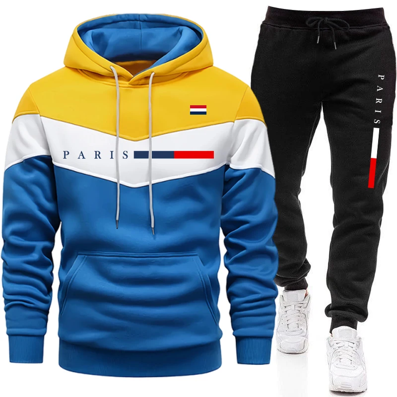Men'S Fashion Hoodies - Urban Casual Fashion Hoodie Sportswear Paris