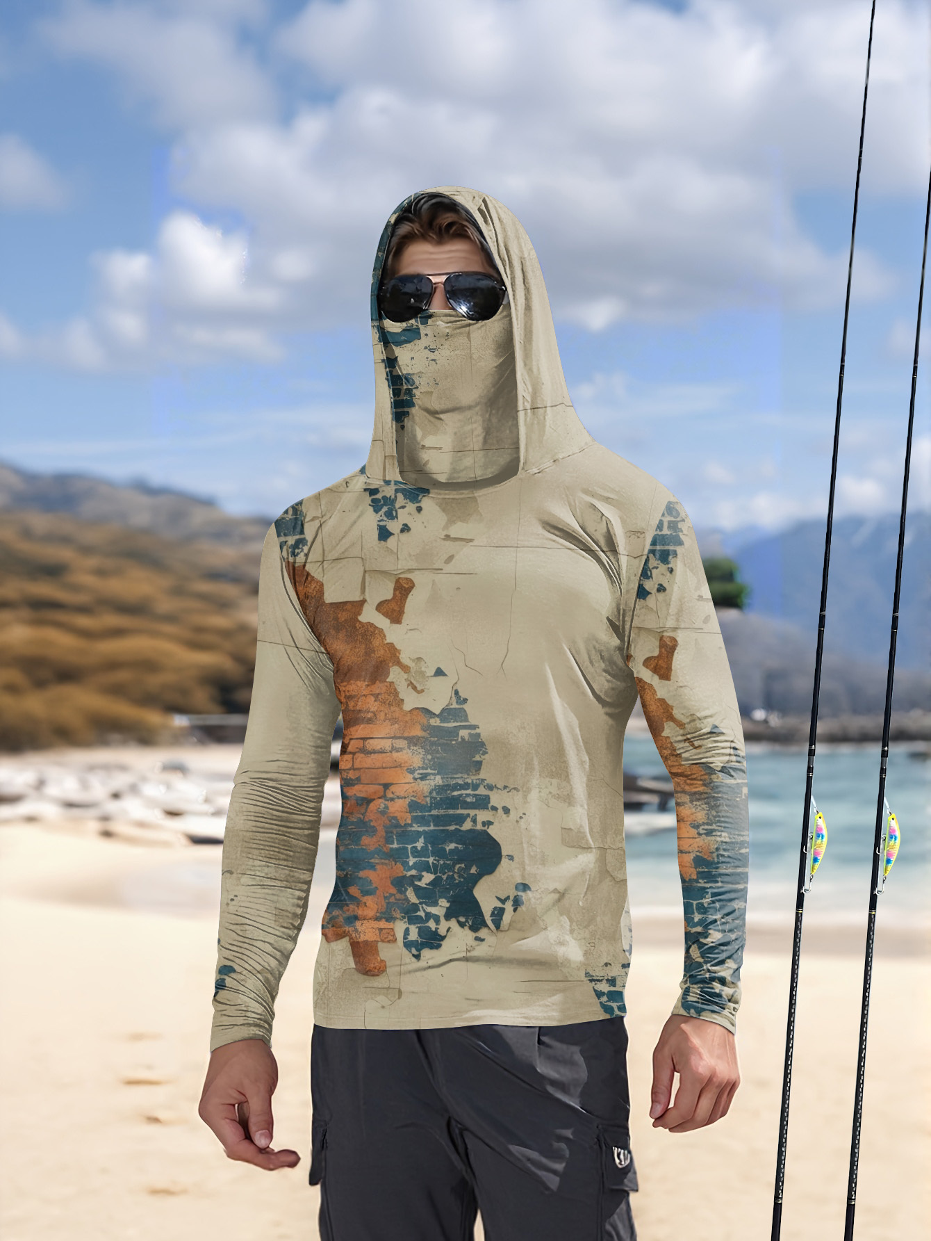 Mens Fashion Summer - 2026 Summer New Men's Long-Sleeved Shirt