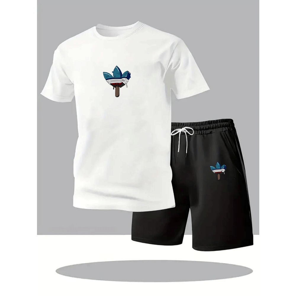 Mens Fashion Workwear - Summer Men's Sets Fashion Tracksuit Men