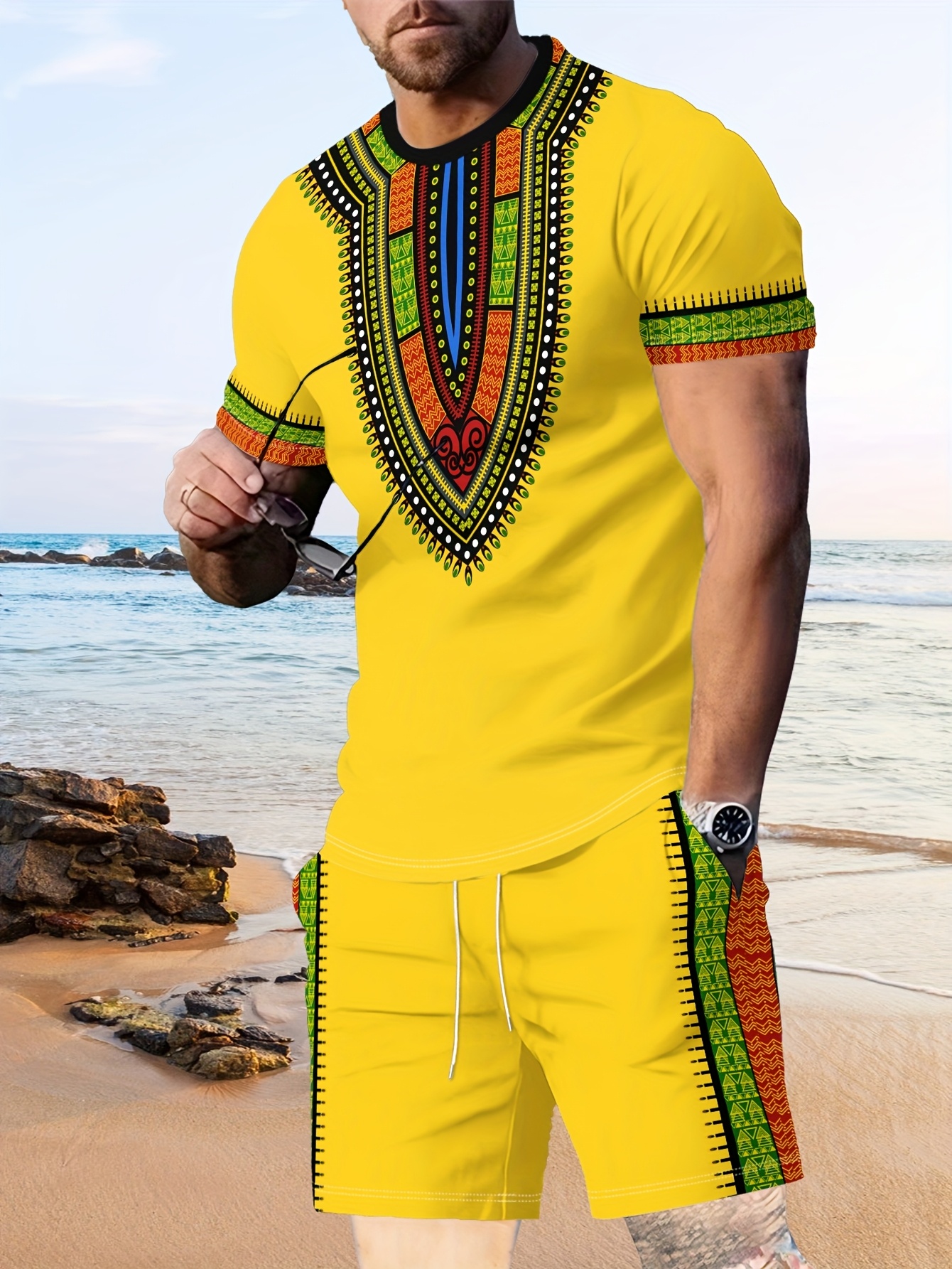 Mens Fashion Workwear - New Men's Suits African Dashiki Paisley