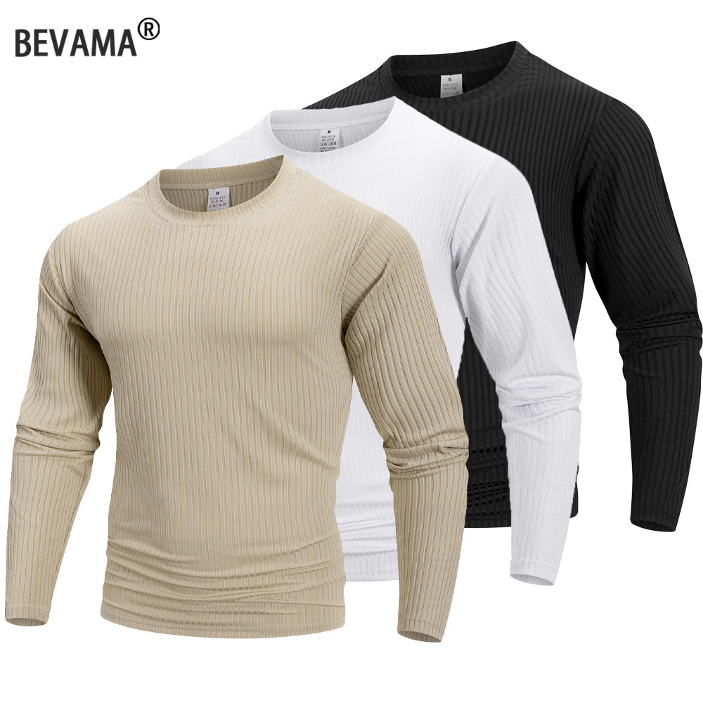 Mens Fashion Summer - Spring Summer Men's Crew Neck Long