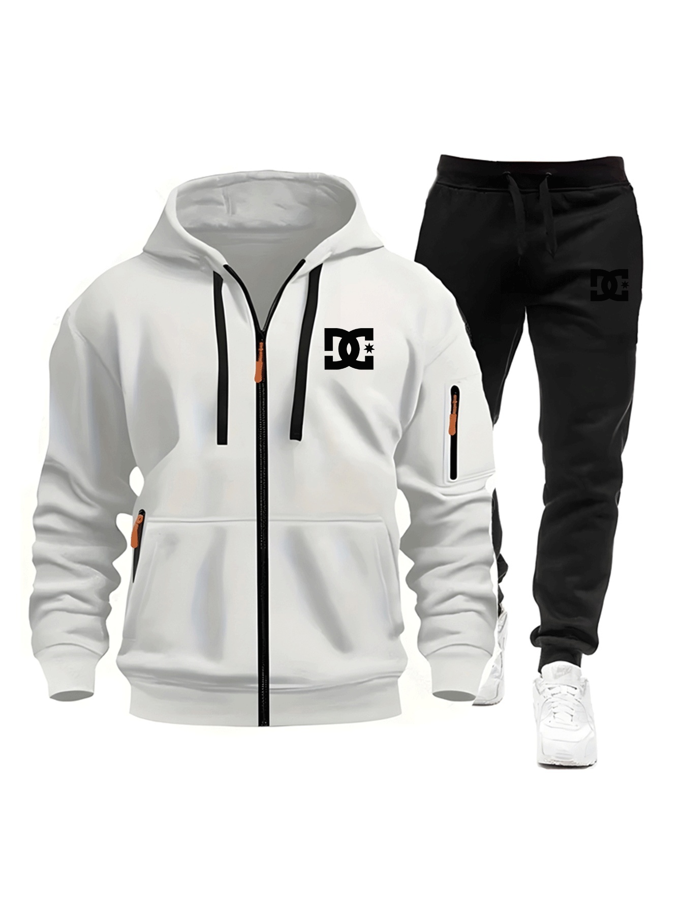 Men'S Fashion Hoodies - Men's Casual Fashionable Hoodie Set for
