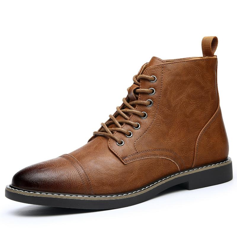 Mens Fashion Workwear - Plus Size Men's Motorcycle Boots Fashionable