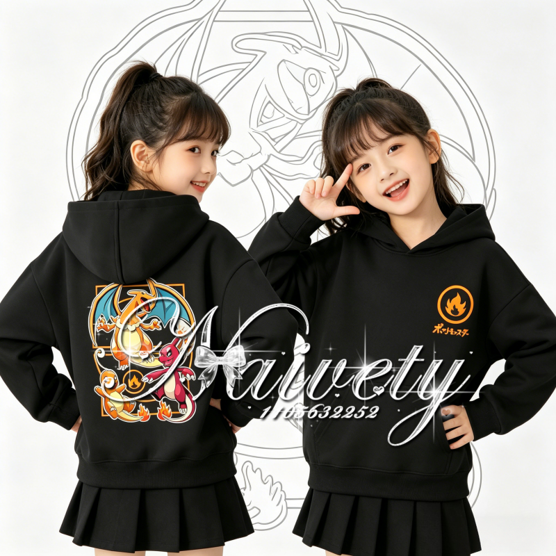 Men'S Fashion Evolution - 2026 Autumn Winter Pokemon Hoodie Charizard