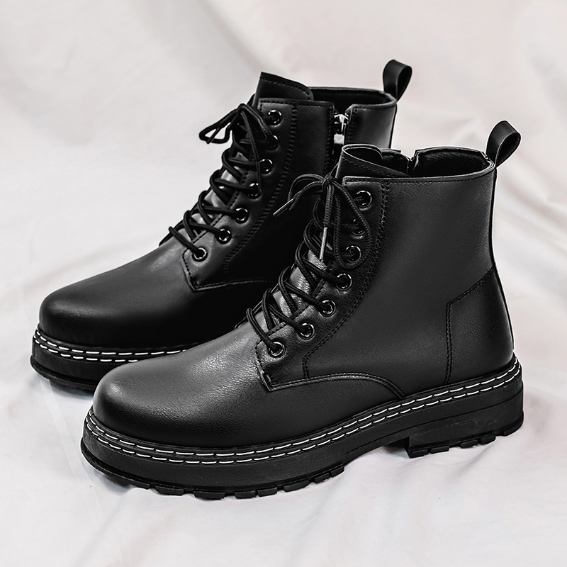 Men's 4-Season Black Patent Le - Fashion Men'S Boots recensione e prezzo