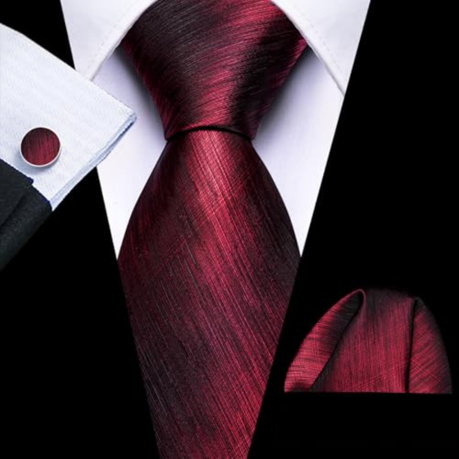 Tie Sets for Men Silk Stripe N - Men'S Fashion For Wedding recensione e prezzo