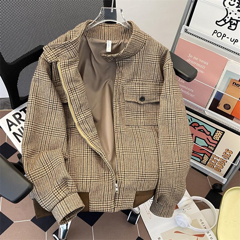 Men's Autumn Winter Plaid Jack - Harrington Jacket recensione e prezzo