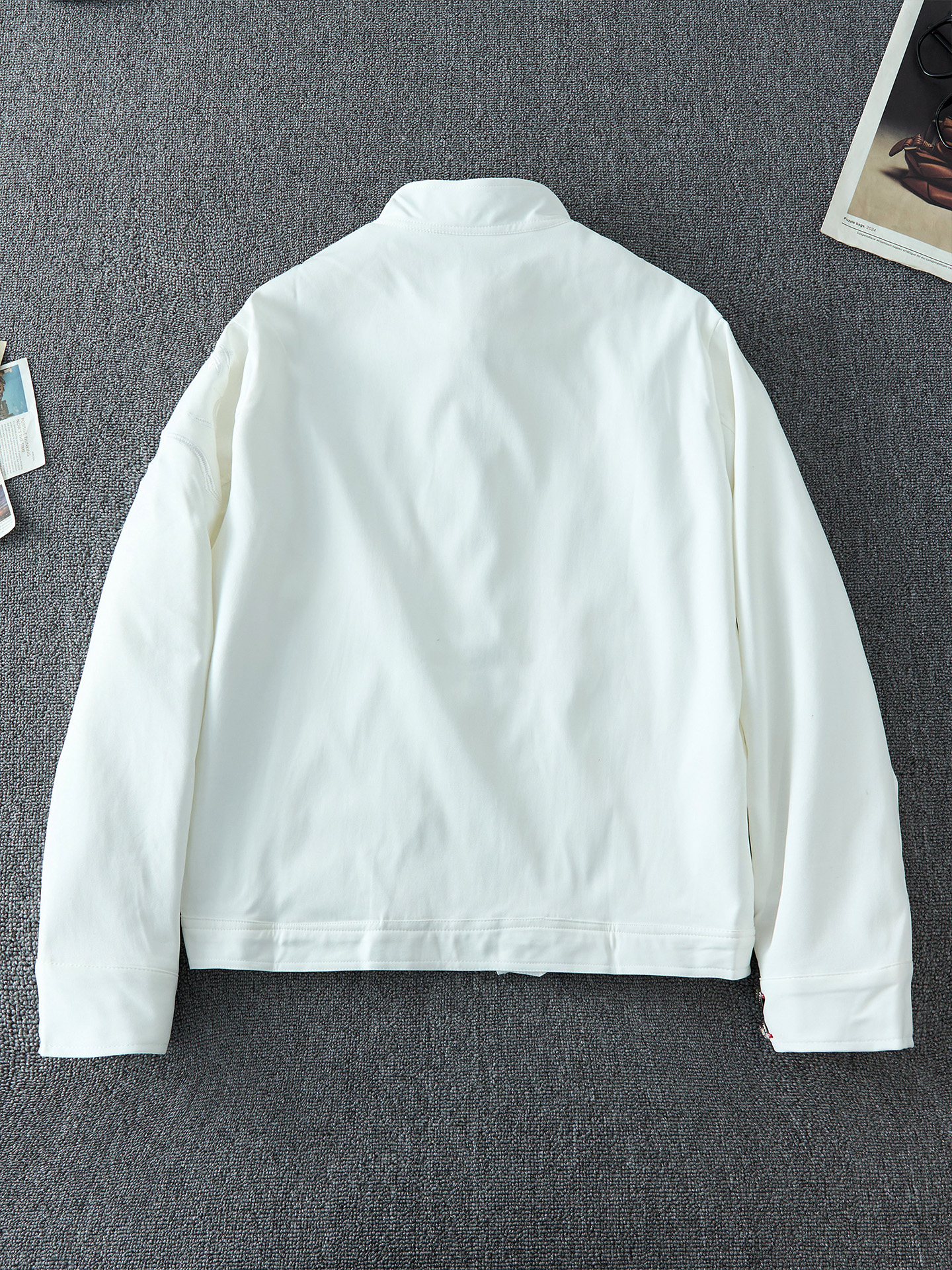 White Embroidered Short Baseba - Harrington Jacket recensione e prezzo