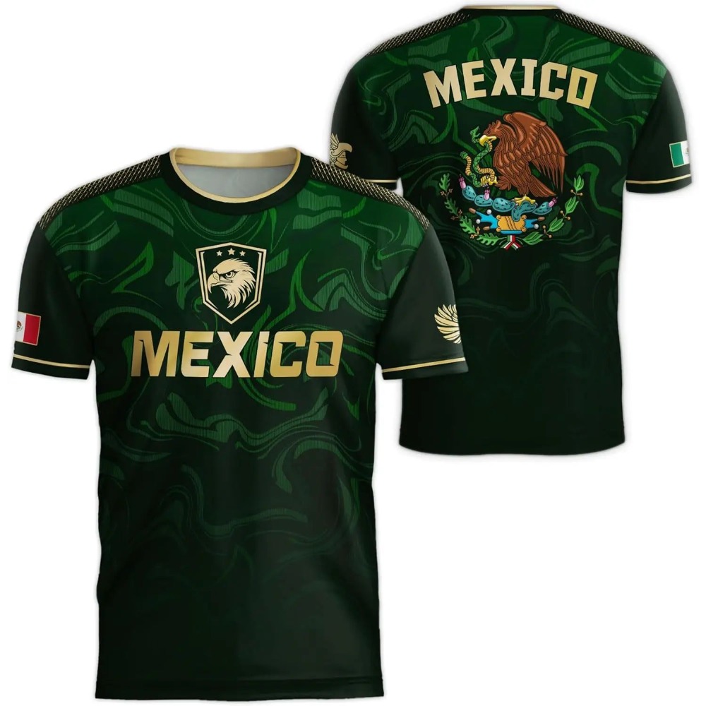 2026 Mexico National Flag Prin - Mens Fashion Summer recensione e prezzo