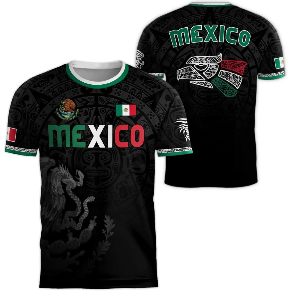 2026 Mexico National Flag Prin - Mens Fashion Summer recensione e prezzo