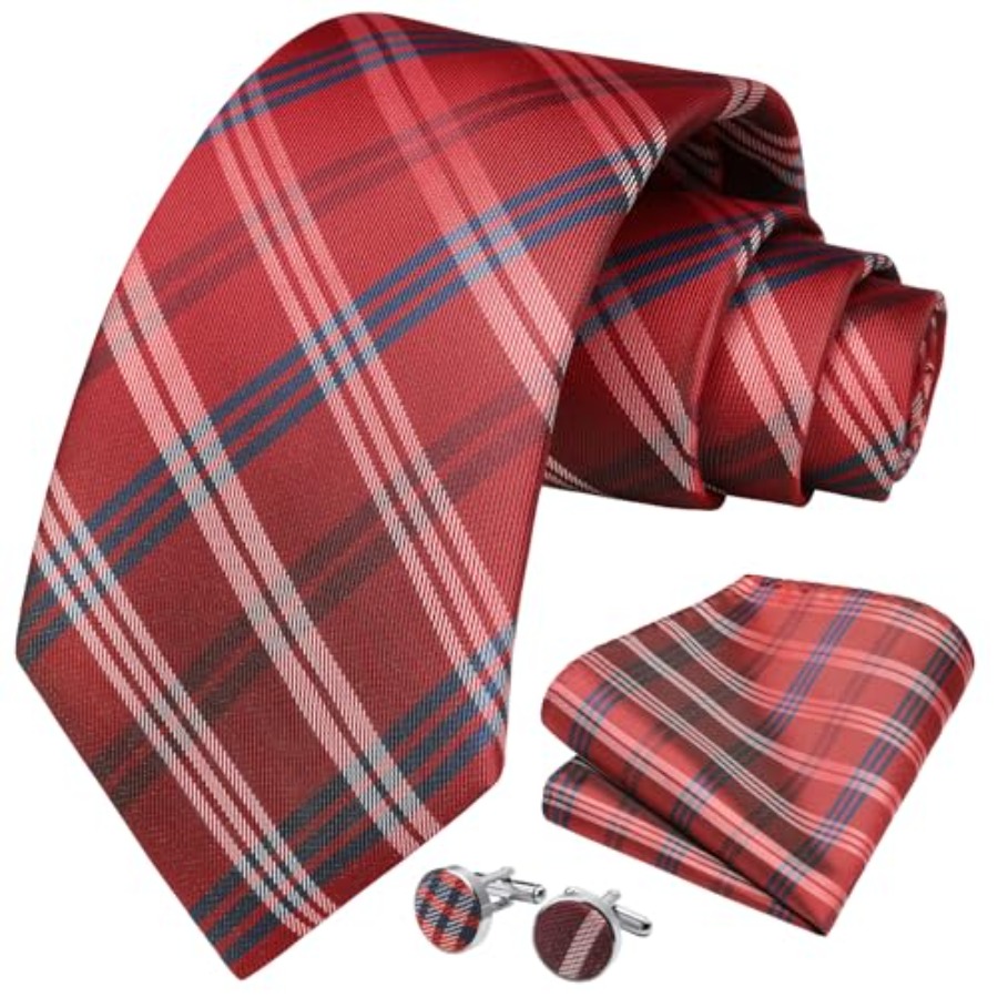 Mens Ties Set Stripe Plaid Tie - Men'S Fashion For Wedding recensione e prezzo