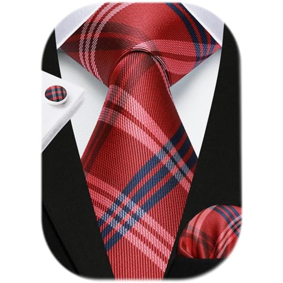 Mens Ties Set Stripe Plaid Tie - Men'S Fashion For Wedding recensione e prezzo