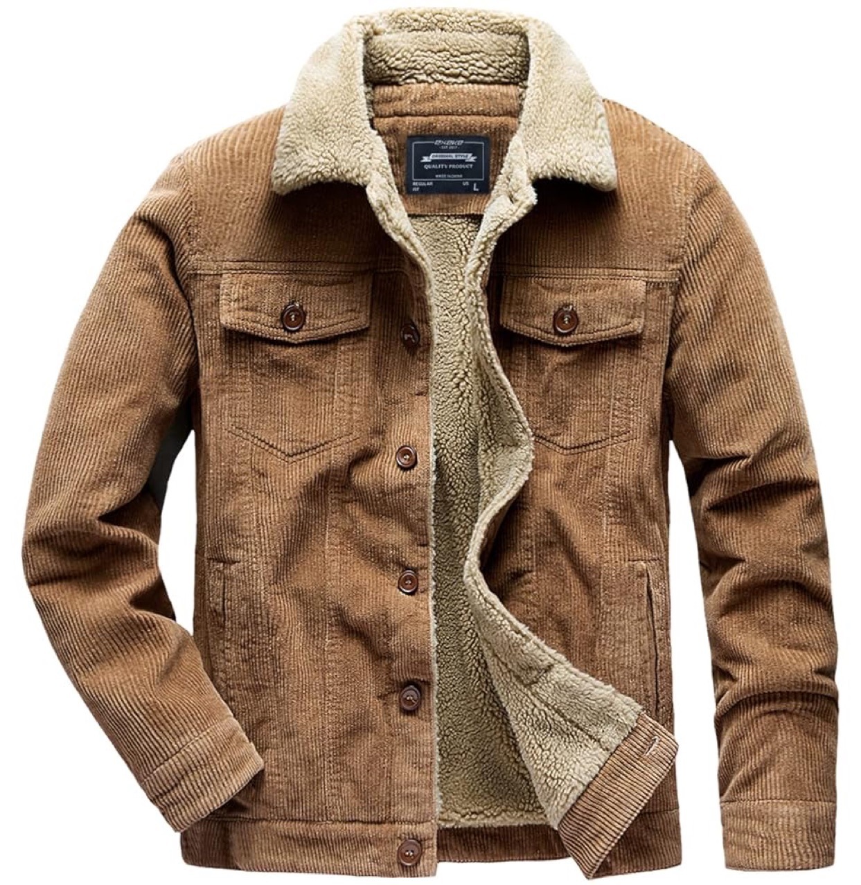 Winter Corduroy Jacket Men Vin - Corduroy Jacket Men recensione e prezzo