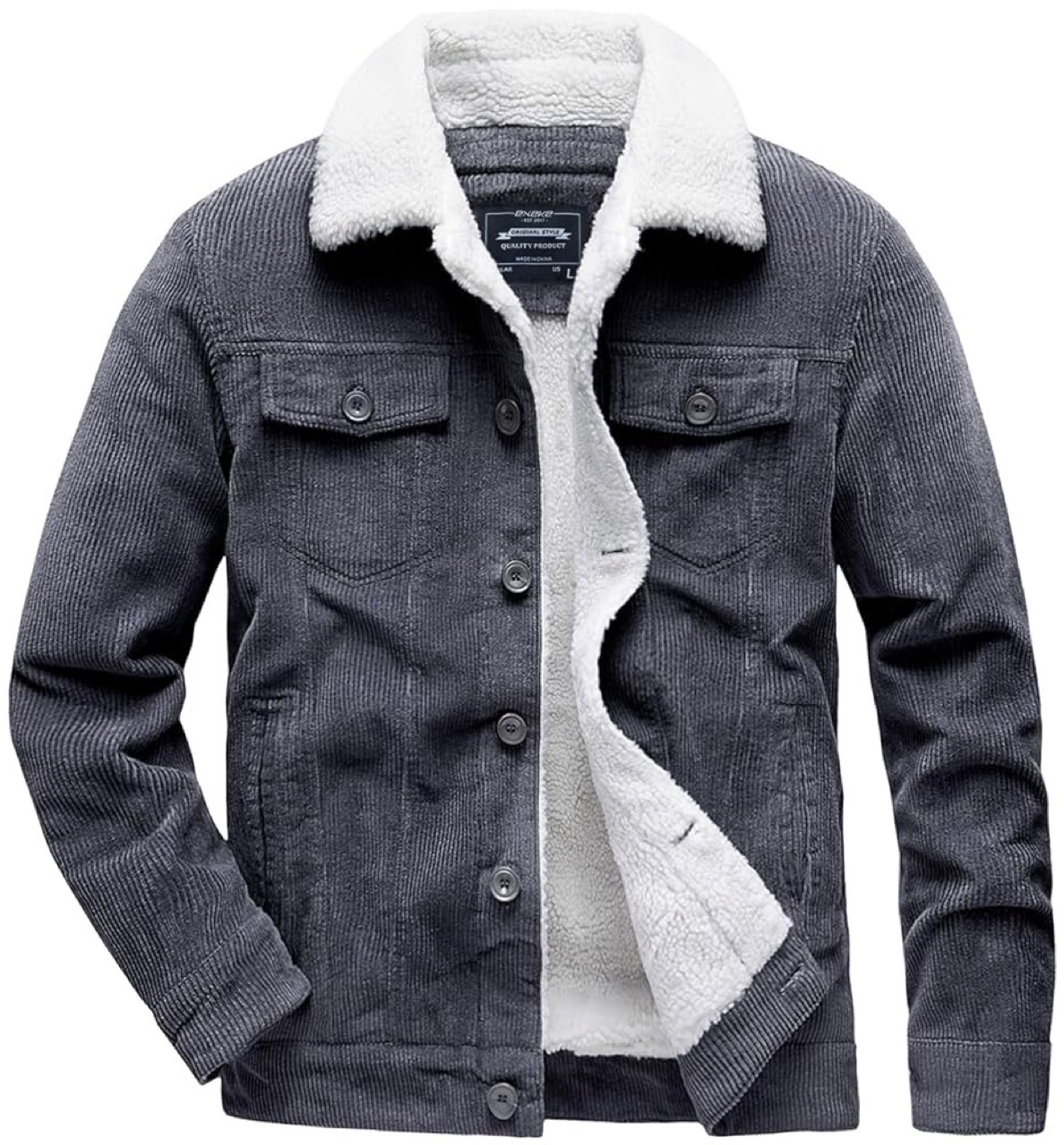 Winter Corduroy Jacket Men Vin - Corduroy Jacket Men recensione e prezzo