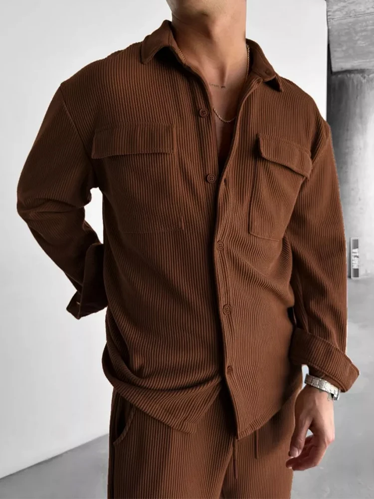 2025 Spring Casual Mens Two Pi - Corduroy Jacket Men recensione e prezzo