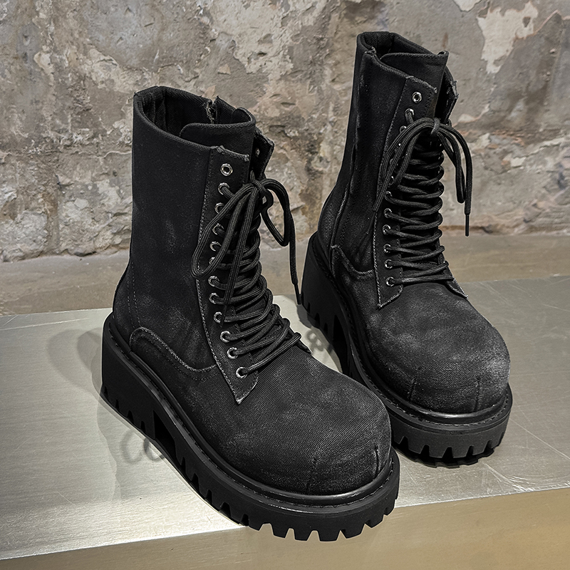 High Quality Retro Denim High  - Fashion Men'S Boots recensione e prezzo