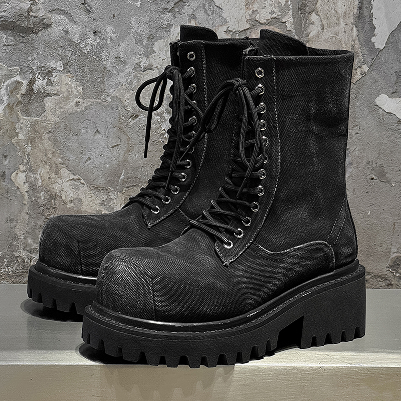 High Quality Retro Denim High  - Fashion Men'S Boots recensione e prezzo