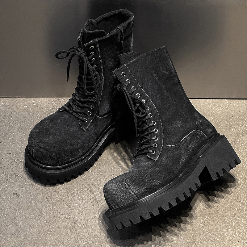 High Quality Retro Denim High  - Fashion Men'S Boots recensione e prezzo