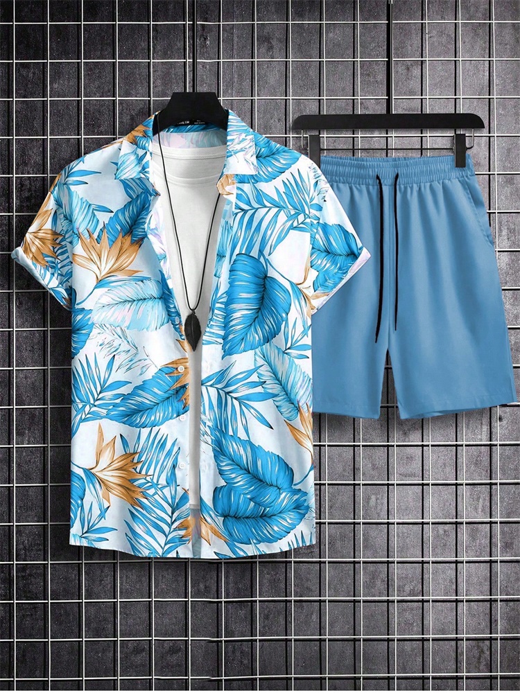 Men's Short-sleeved Shirt Set  - Men'S Fashion Videos recensione e prezzo