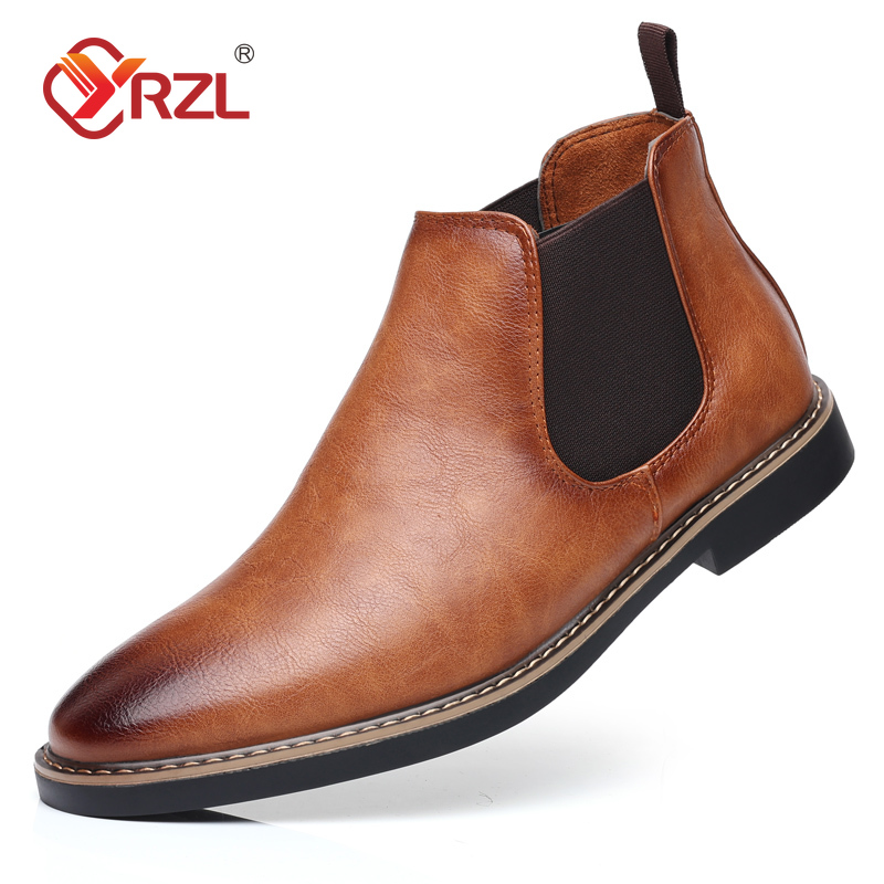 YRZL 39~47 Men Chelsea Boots B - Men'S Fashion Model recensione e prezzo