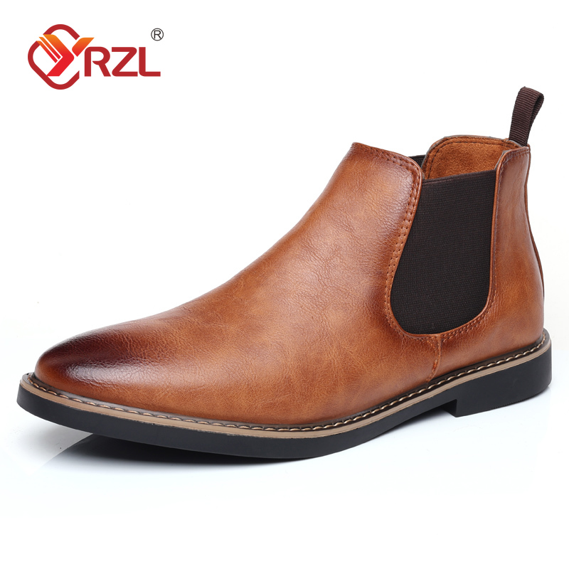YRZL 39~47 Men Chelsea Boots B - Men'S Fashion Model recensione e prezzo