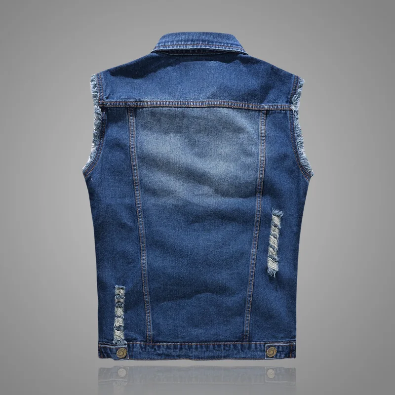 New Fashion Men Ripped Denim V - Men'S Fashion Light Jacket recensione e prezzo