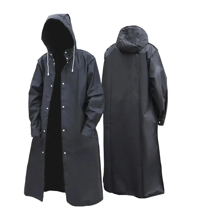 Black Fashion Adult Waterproof - Mens Fashion Poncho recensione e prezzo