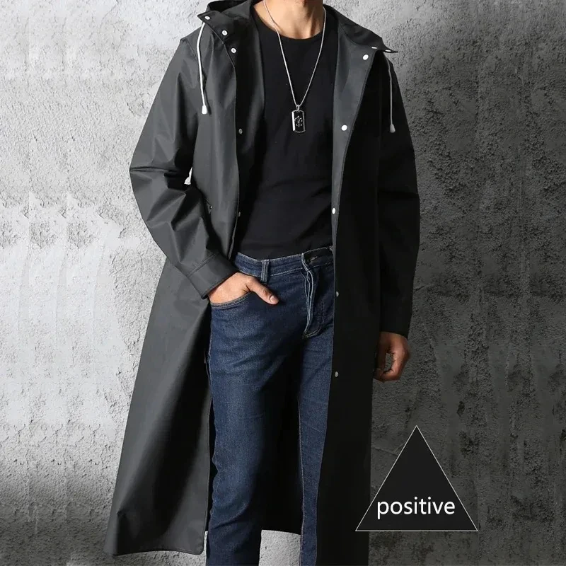 Black Fashion Adult Waterproof - Mens Fashion Poncho recensione e prezzo