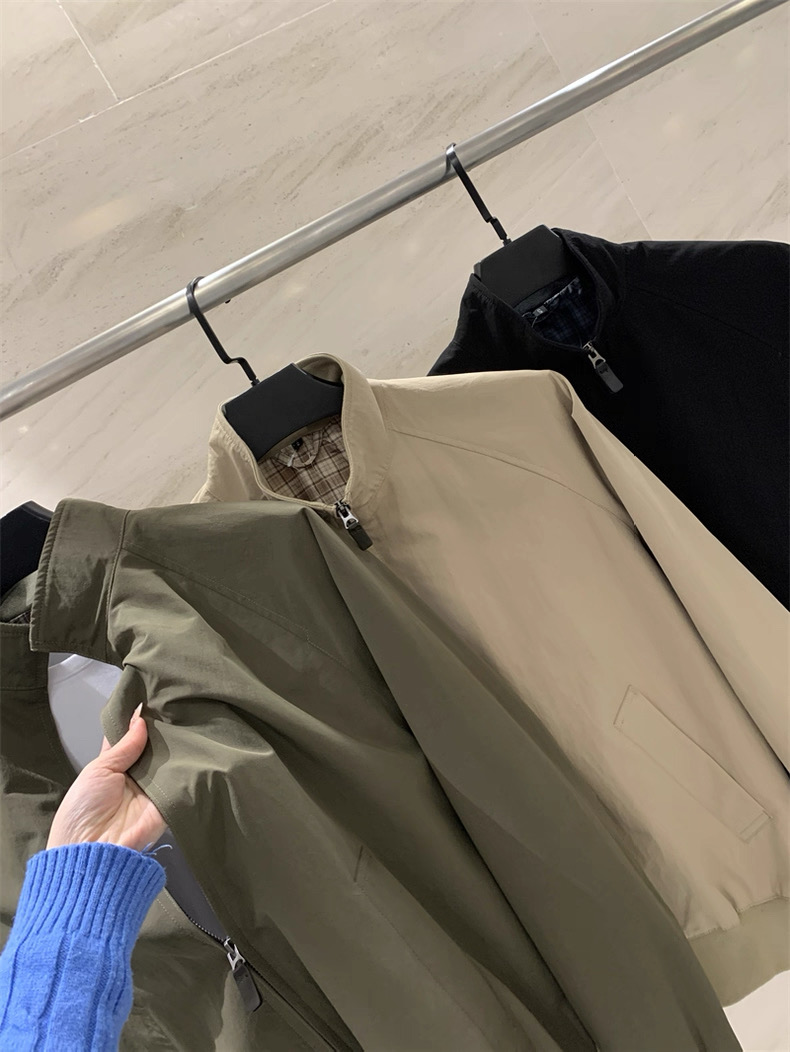 Casual Style Stand Collar Zipp - Harrington Jacket recensione e prezzo