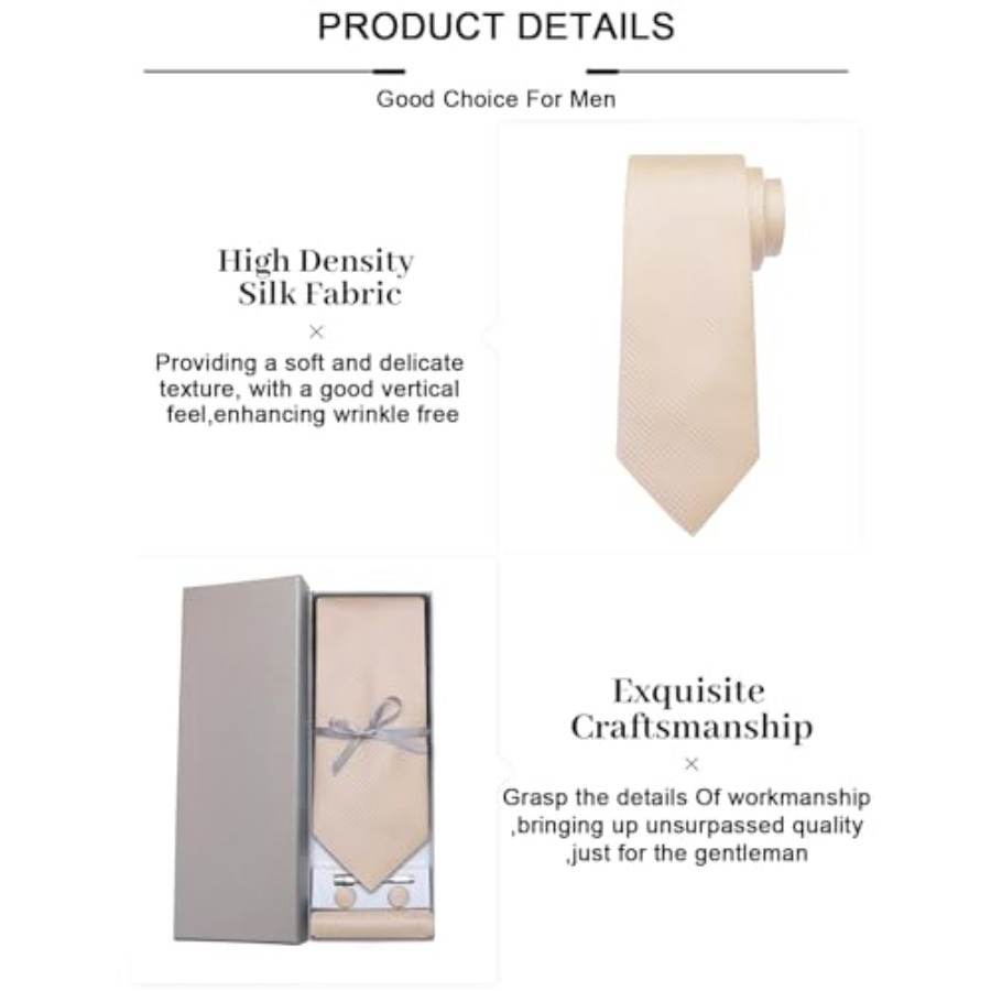 Plaid Ties for Men Silk Checke - Men'S Fashion For Wedding recensione e prezzo