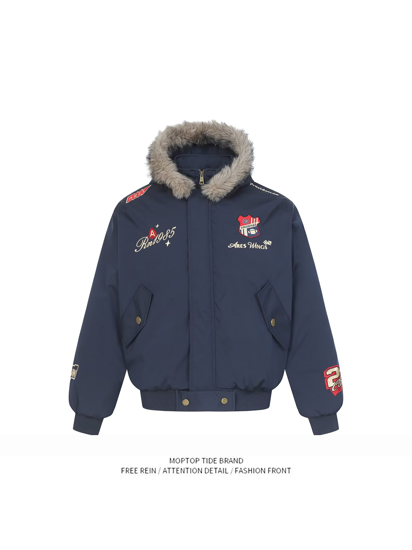 Retro American Embroidered Bad - Corduroy Jacket Men recensione e prezzo