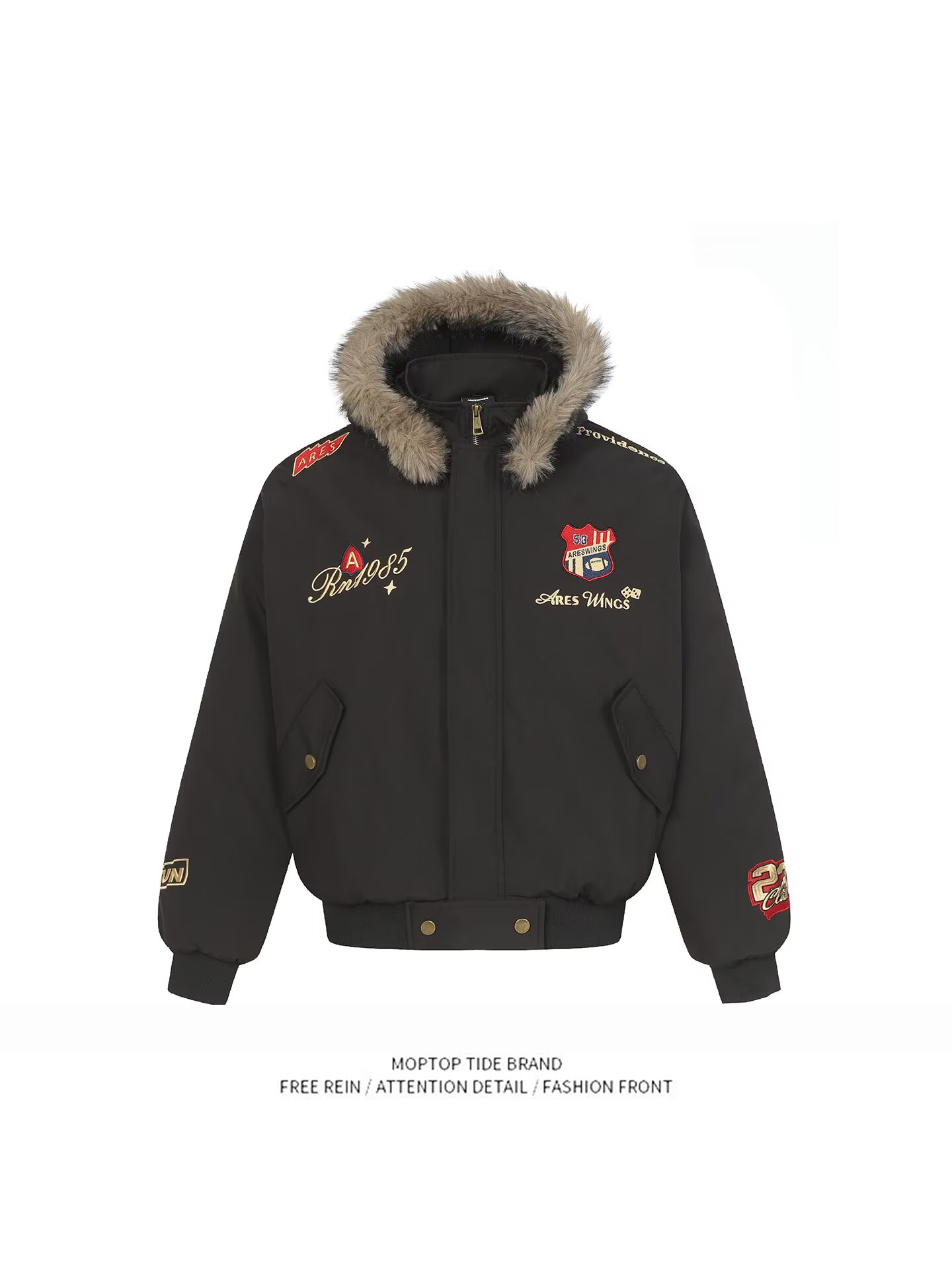 Retro American Embroidered Bad - Corduroy Jacket Men recensione e prezzo