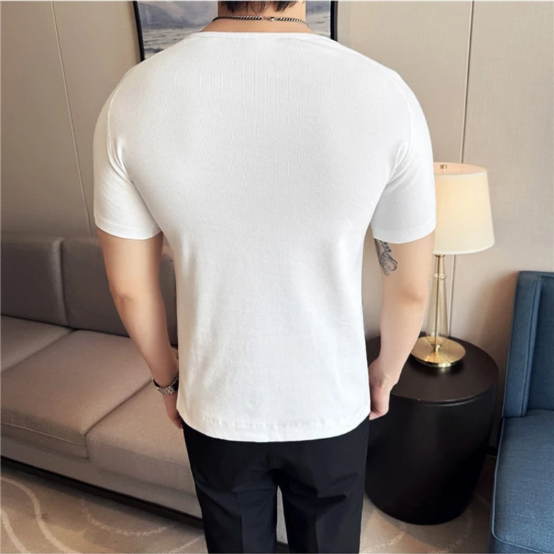Men's Slim Fit Henley T-Shirt  - Muscle Tee Workout recensione e prezzo