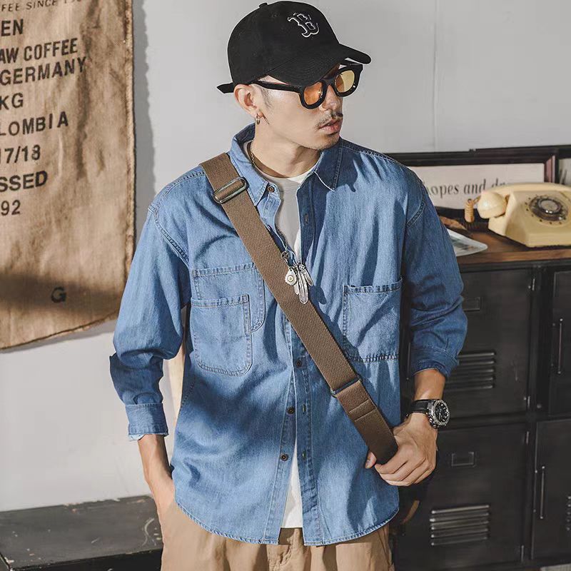 Mens American Retro Denim Jack - Jacket Mens Fashion recensione e prezzo