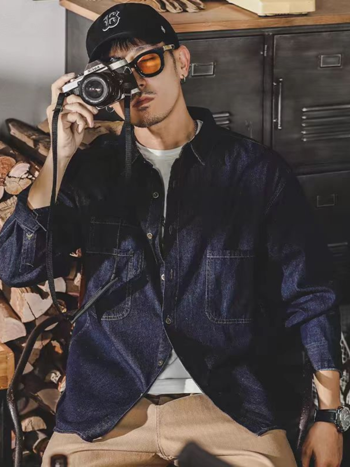 Mens American Retro Denim Jack - Jacket Mens Fashion recensione e prezzo