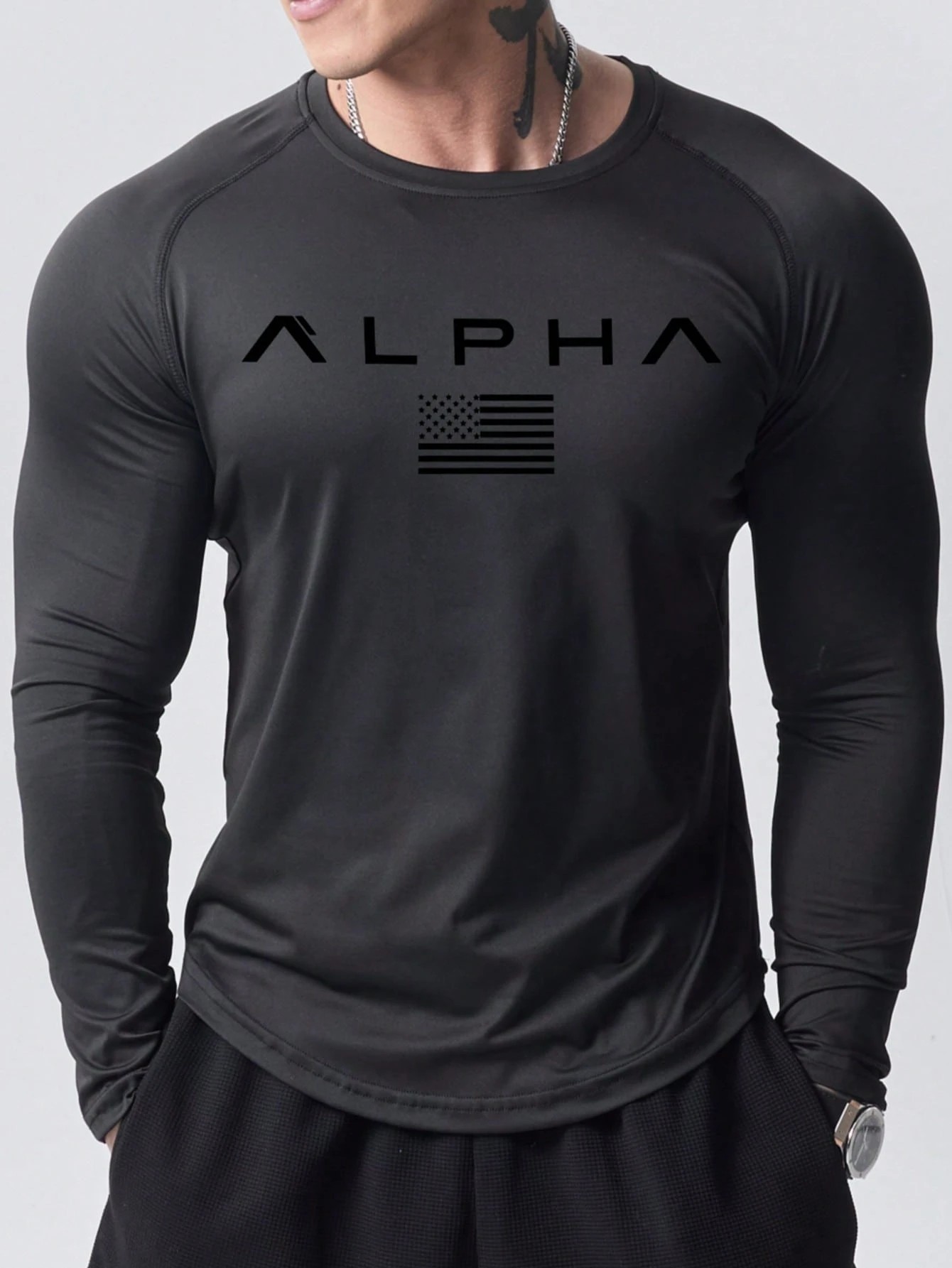 New men's long-sleeved T-shirt - Men'S Spring Fashion recensione e prezzo