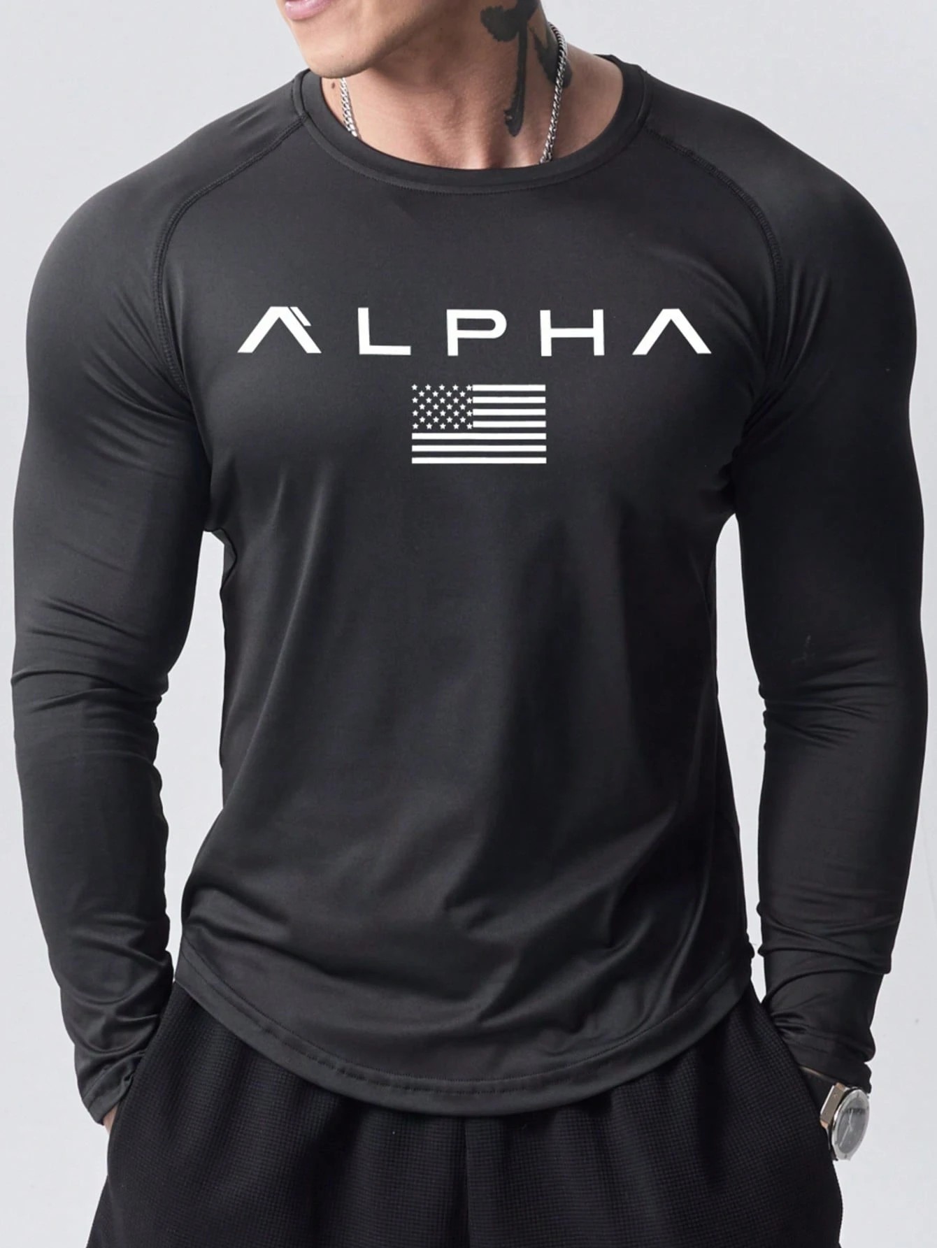 New men's long-sleeved T-shirt - Men'S Spring Fashion recensione e prezzo