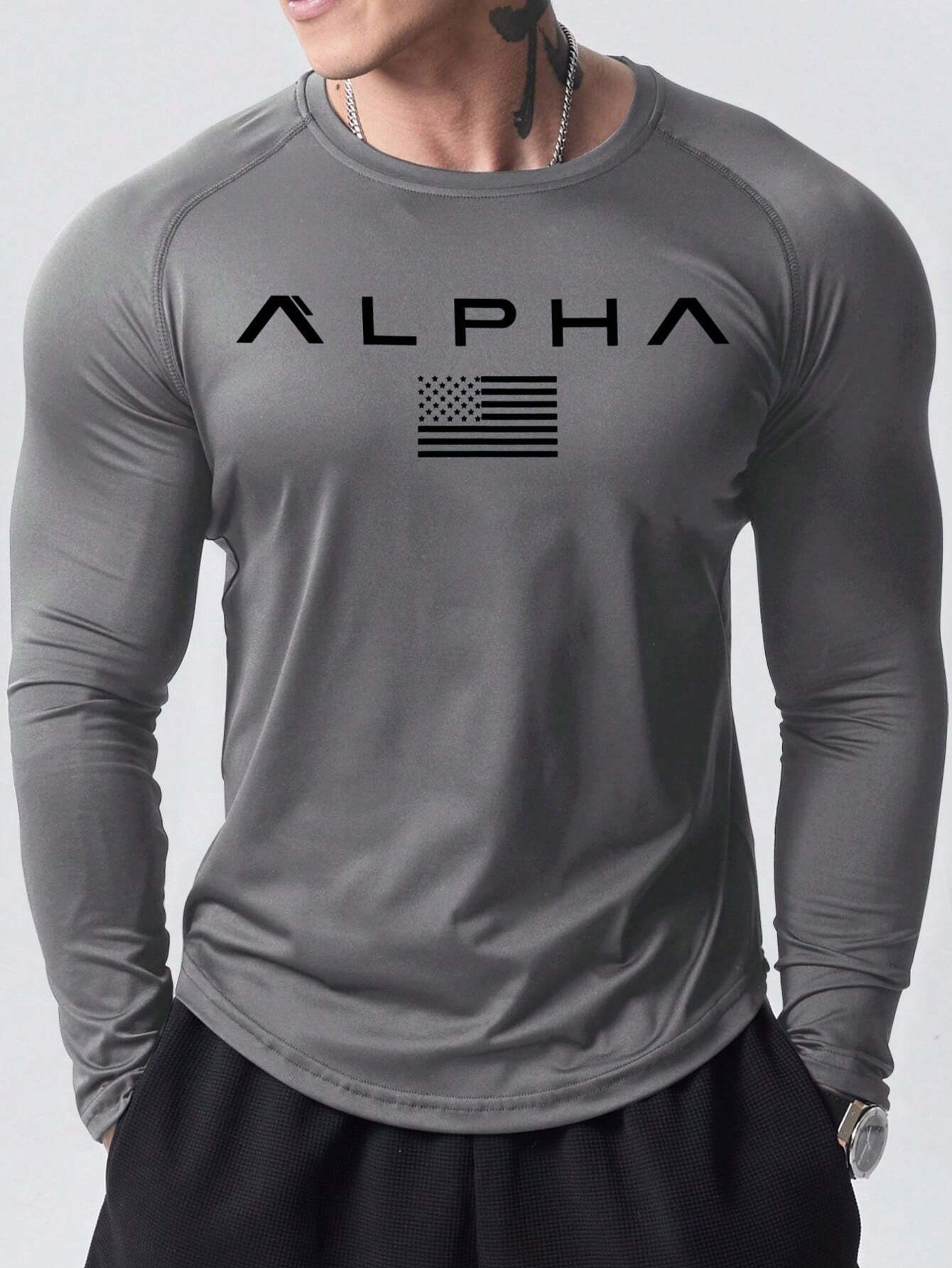 New men's long-sleeved T-shirt - Men'S Spring Fashion recensione e prezzo