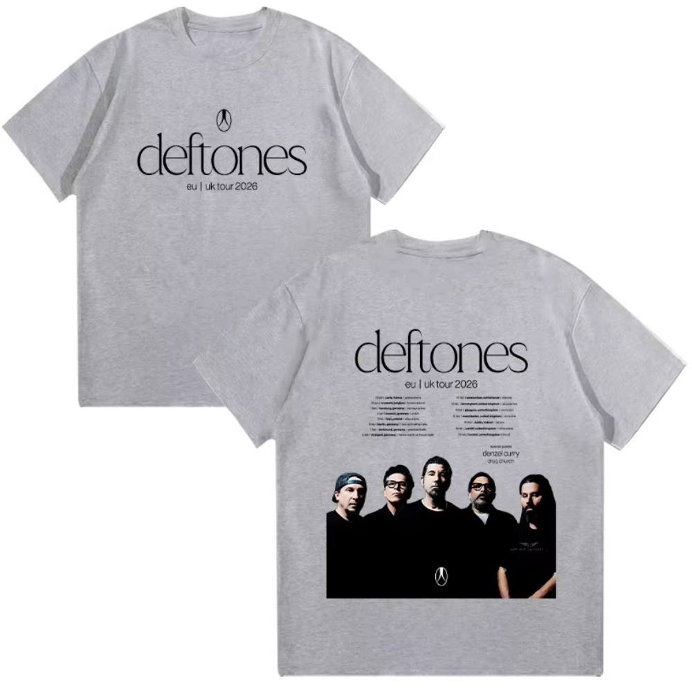 Deftones EU UK Tour 2026 T-shi - Men'S Fashion Uk 2026 recensione e prezzo