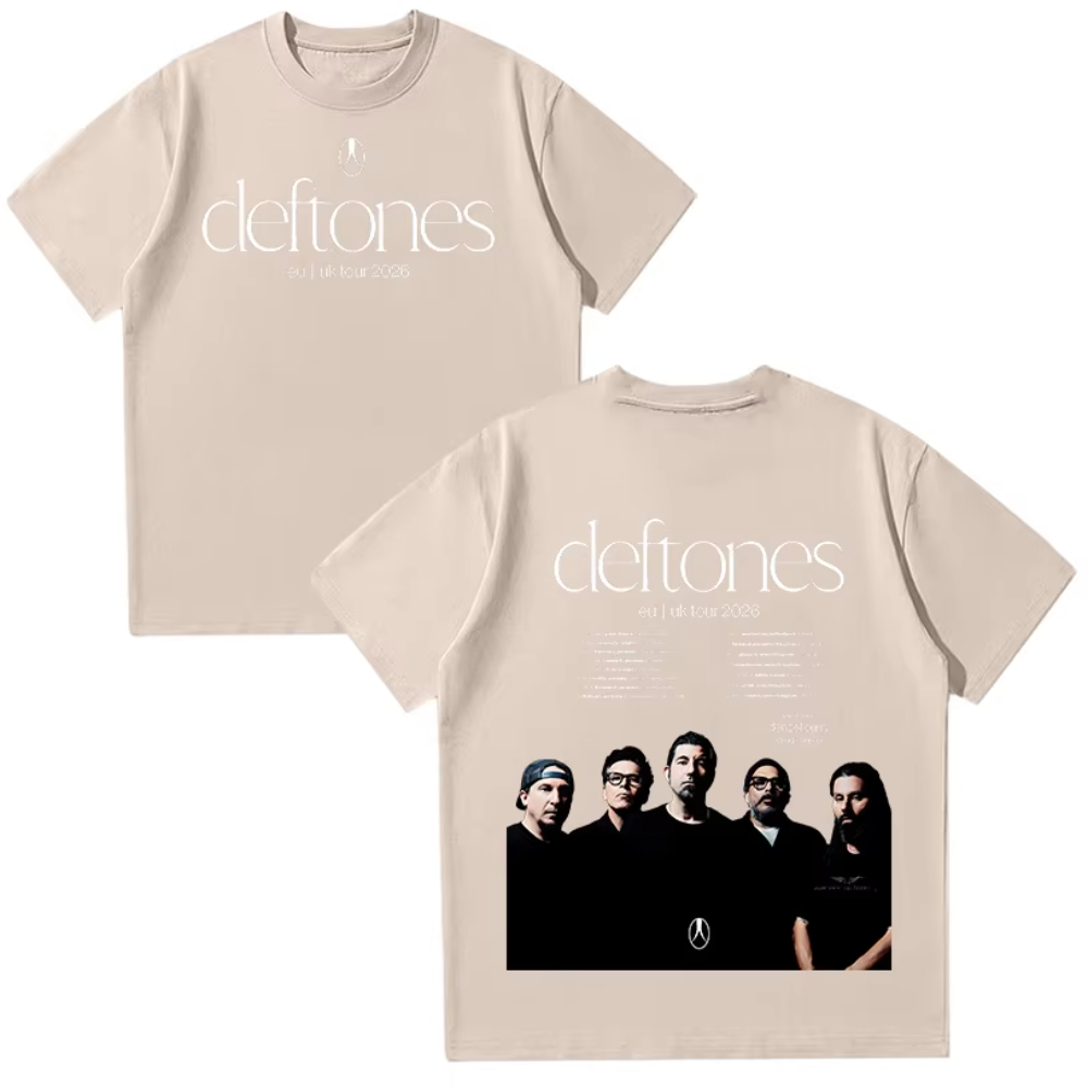 Deftones EU UK Tour 2026 T-shi - Men'S Fashion Uk 2026 recensione e prezzo