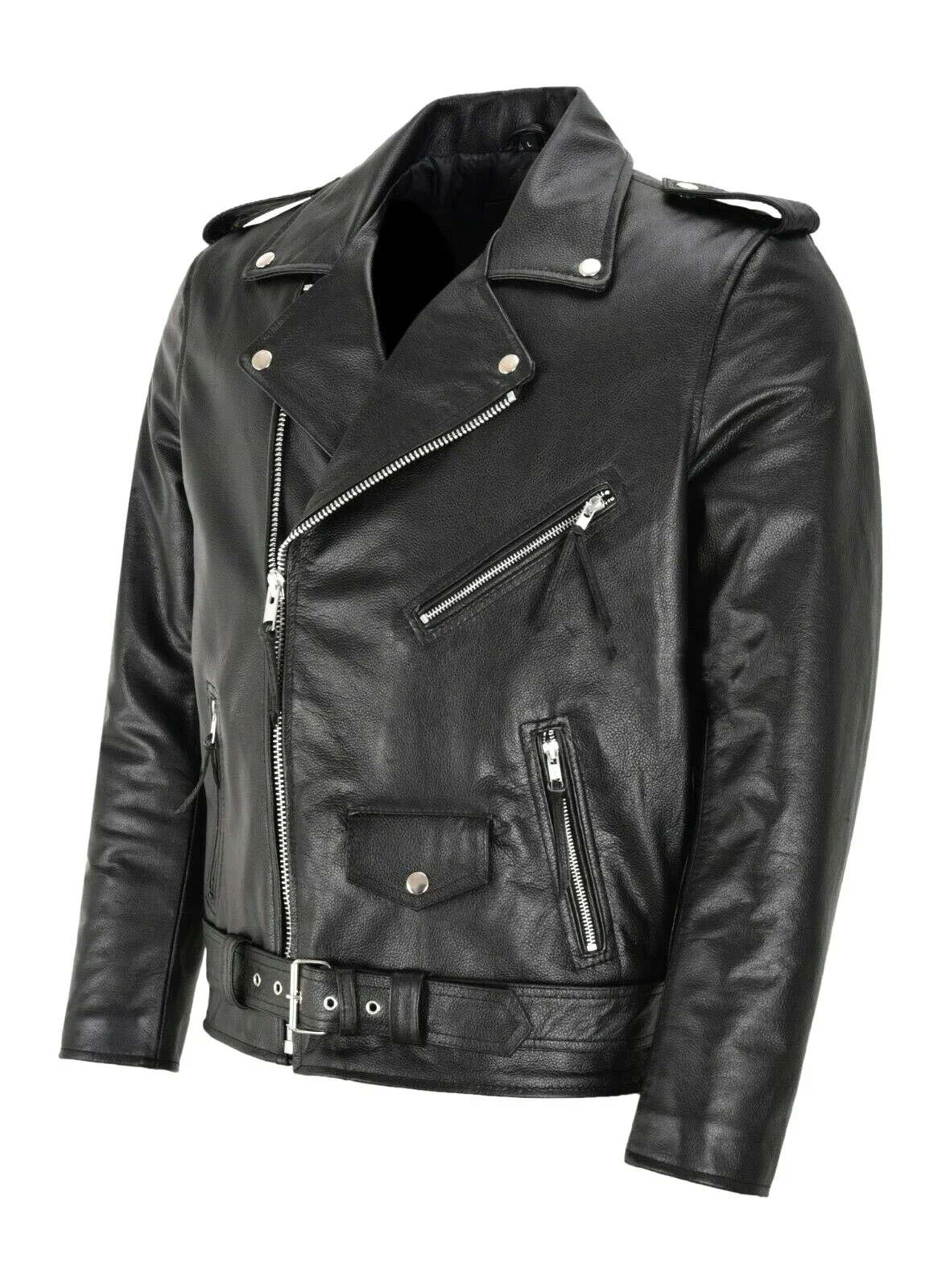Men PU Leather Jacket Motorcyc - Jacket Mens Fashion recensione e prezzo