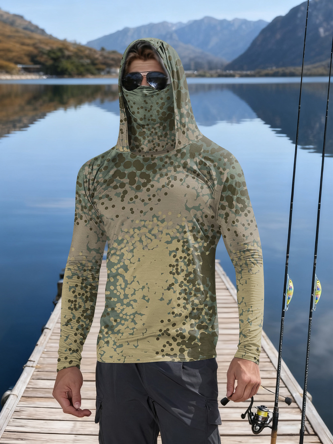Men's Fishing Hooded Long-Slee - Mens Fashion Summer recensione e prezzo