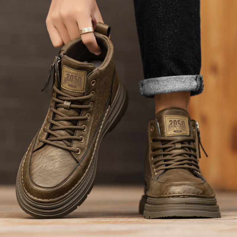 Men's high top boots new casua - Mens Fashion Workwear recensione e prezzo