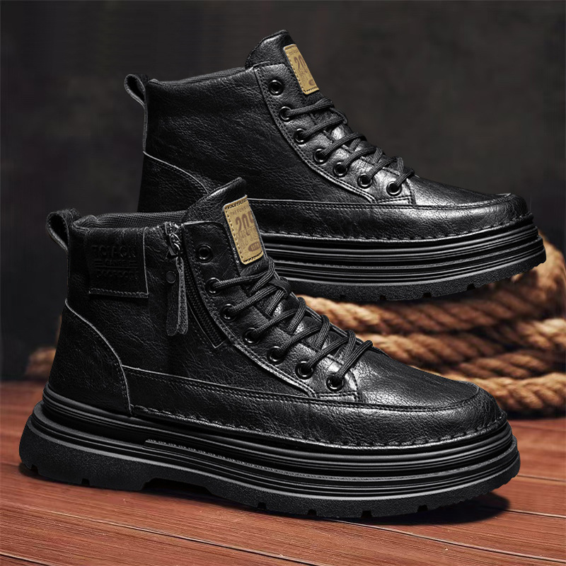 Men's high top boots new casua - Mens Fashion Workwear recensione e prezzo