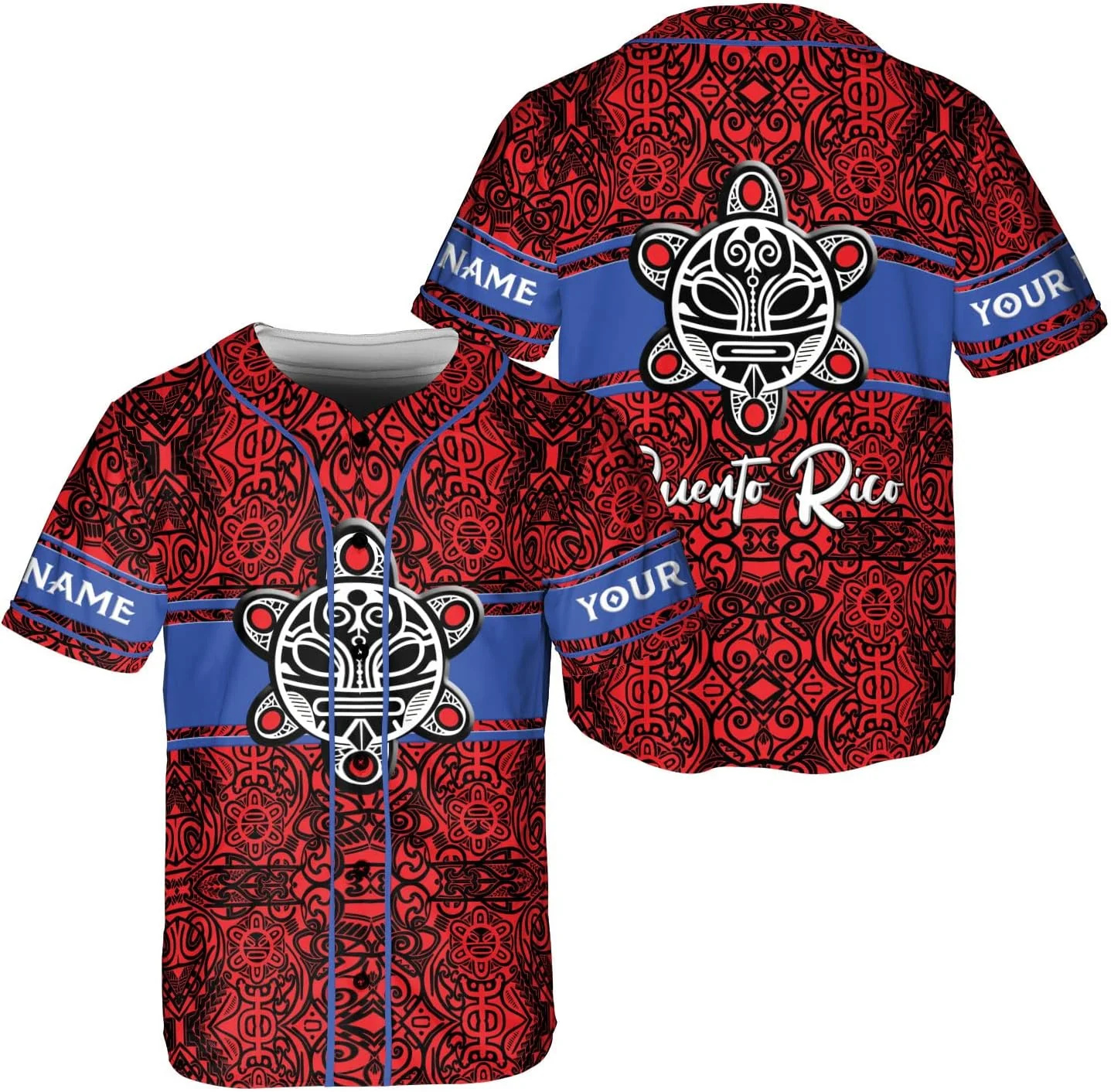 Personalized Puerto Rico Baseb - Mens Fashion Baseball Jersey recensione e prezzo