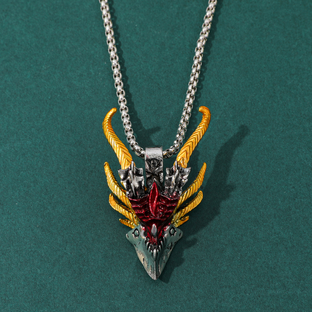 Retro Hip-Hop Evil Dragon Head - Men'S Fashion Model recensione e prezzo